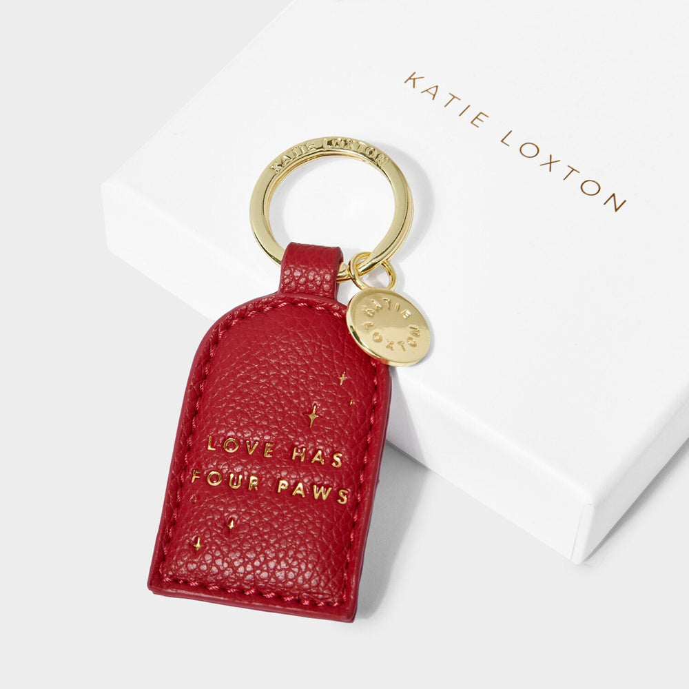 Katie Loxton love Has Four Paws Boxed Keyring KLB3514Katie LoxtonKLB3514