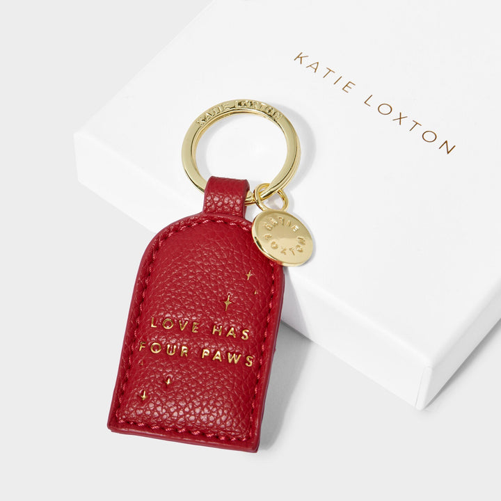 Katie Loxton love Has Four Paws Boxed Keyring KLB3514Katie LoxtonKLB3514