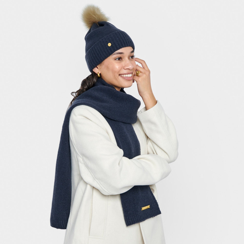 Katie Loxton Navy Boxed Hat & Scarf Set KLS589Katie LoxtonKLS589