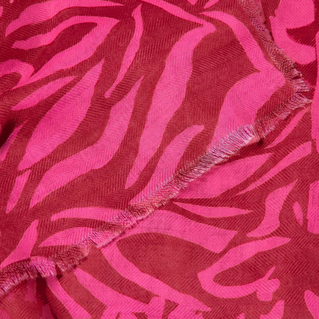 Katie Loxton Red / Fuchsia Animal Printed Scarf KLS597Katie LoxtonKLS597