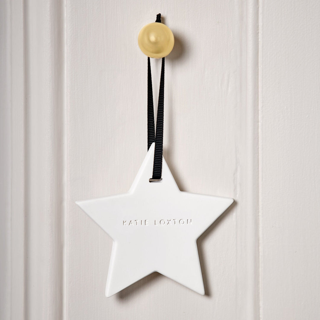 Katie Loxton Sentiment "Festive" Ceramic Hanging Star Diffuser KLC406Katie LoxtonKLC406