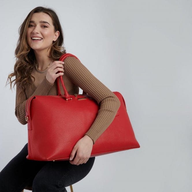 Kensington Weekend Bag in Red KLB1834Katie LoxtonKLB1834