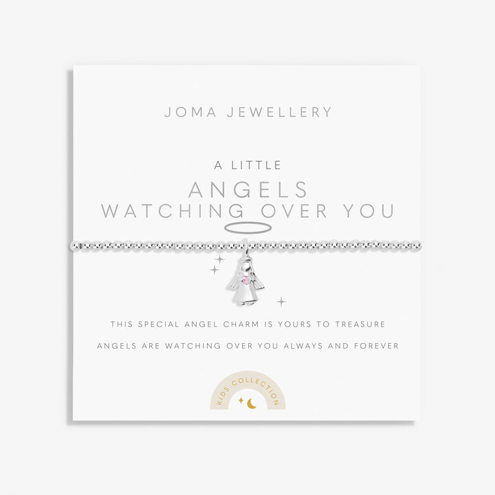 Kids A Little Angels Watching Over You Silver Plated Bracelet C770Joma JewelleryC770