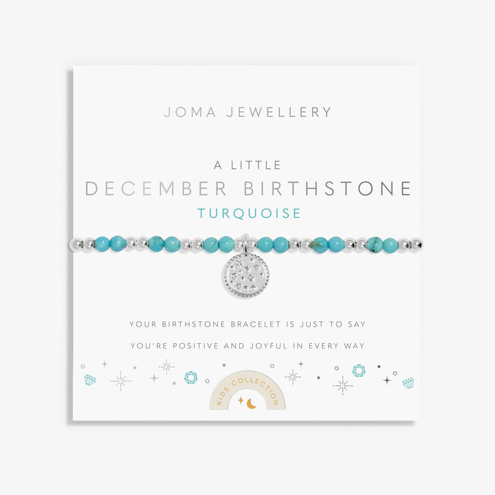 Kids A Little December Birthstone Silver Plated Bracelet C793Joma JewelleryC793