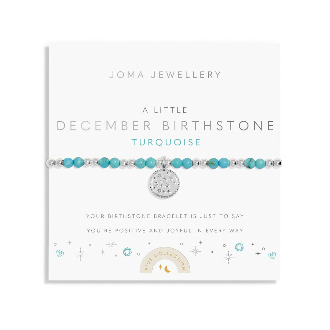 Kids A Little December Birthstone Silver Plated Bracelet C793Joma JewelleryC793