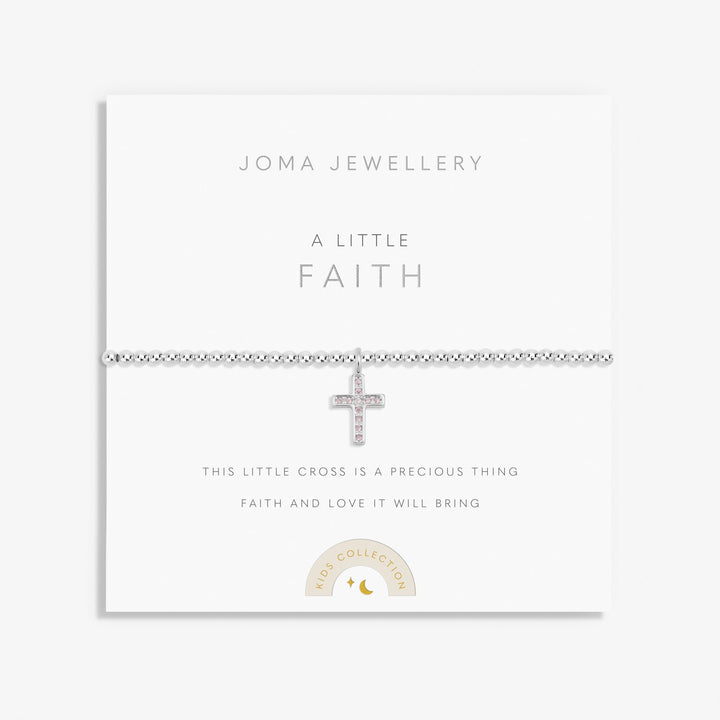 Kids A Little Faith Silver Plated Bracelet C771Joma JewelleryC771