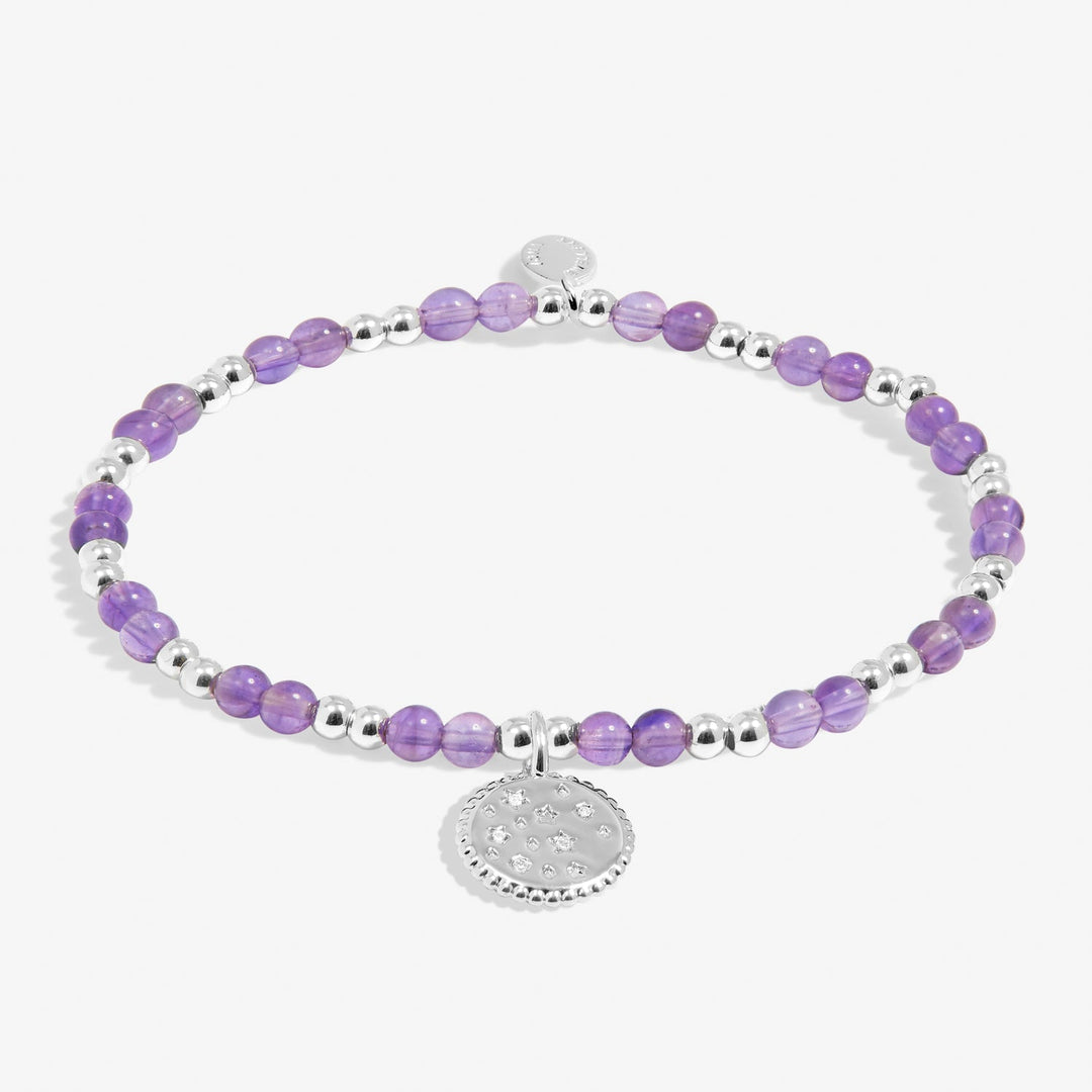 Kids A Little February Birthstone Silver Plated Bracelet C783Joma JewelleryC783