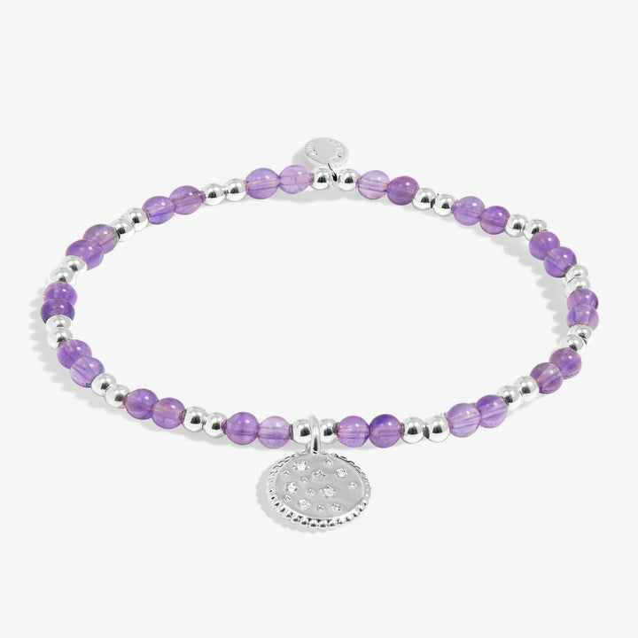 Kids A Little February Birthstone Silver Plated Bracelet C783Joma JewelleryC783