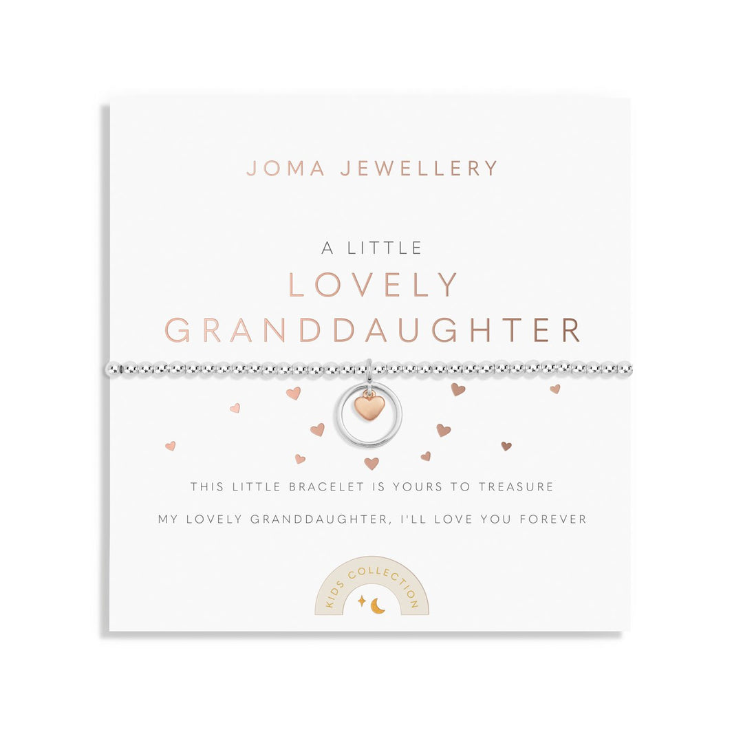 Kids A Little Lovely Granddaughter Silver Rose Gold Plated Bracelet C768Joma JewelleryC768