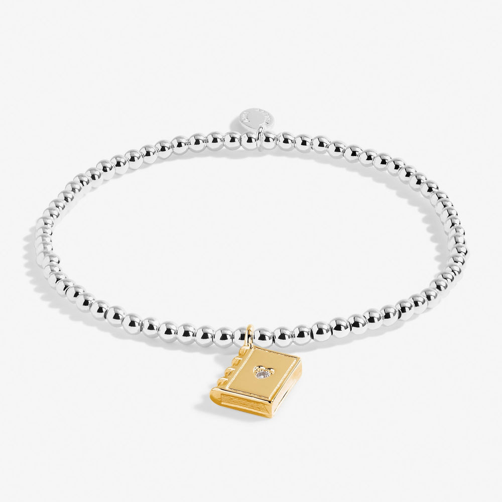 Kids A Little Off To School Silver Gold Plated Bracelet C769Joma JewelleryC769