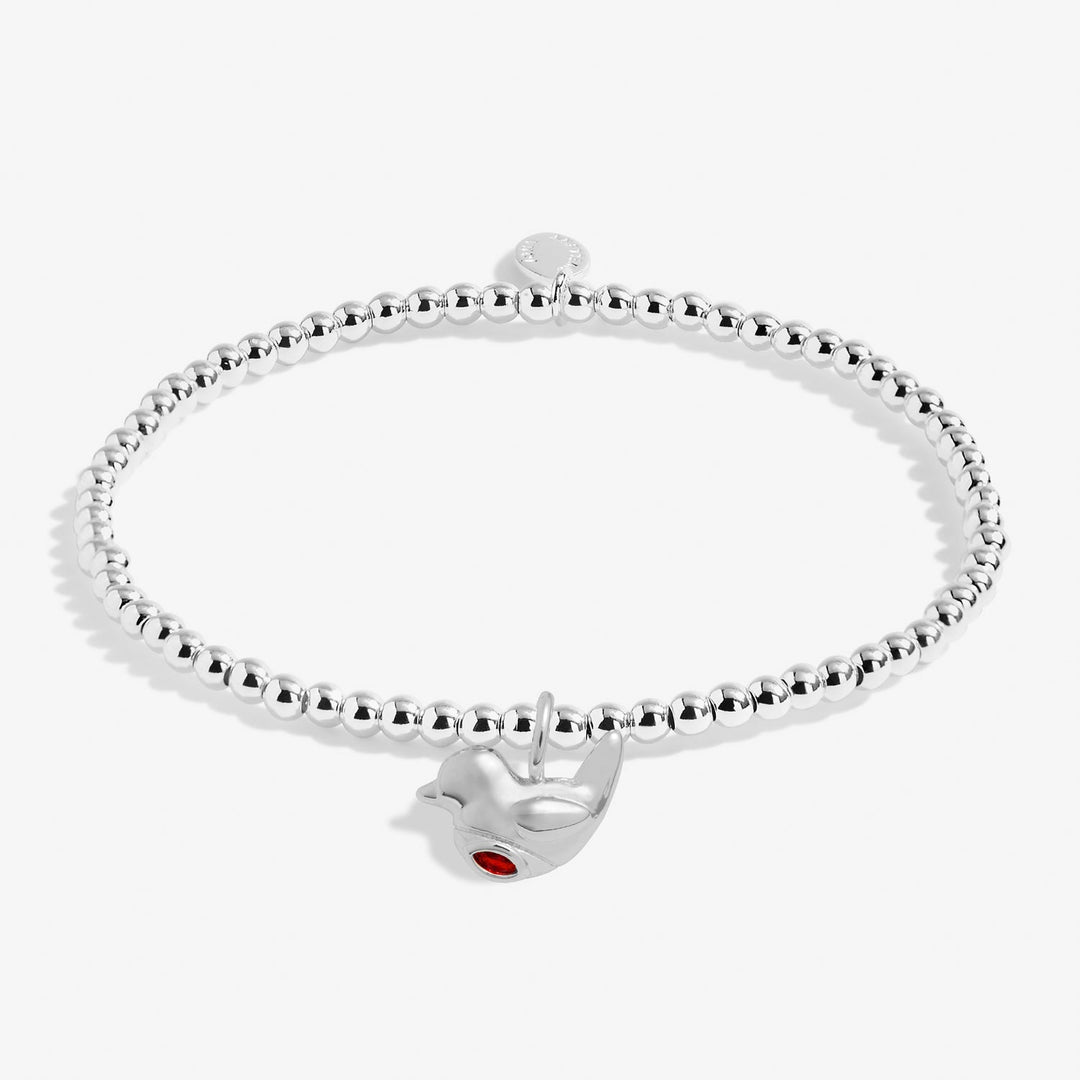 Kids Christmas A Little Christmas Robin Silver Plated Bracelet C753Joma JewelleryC753