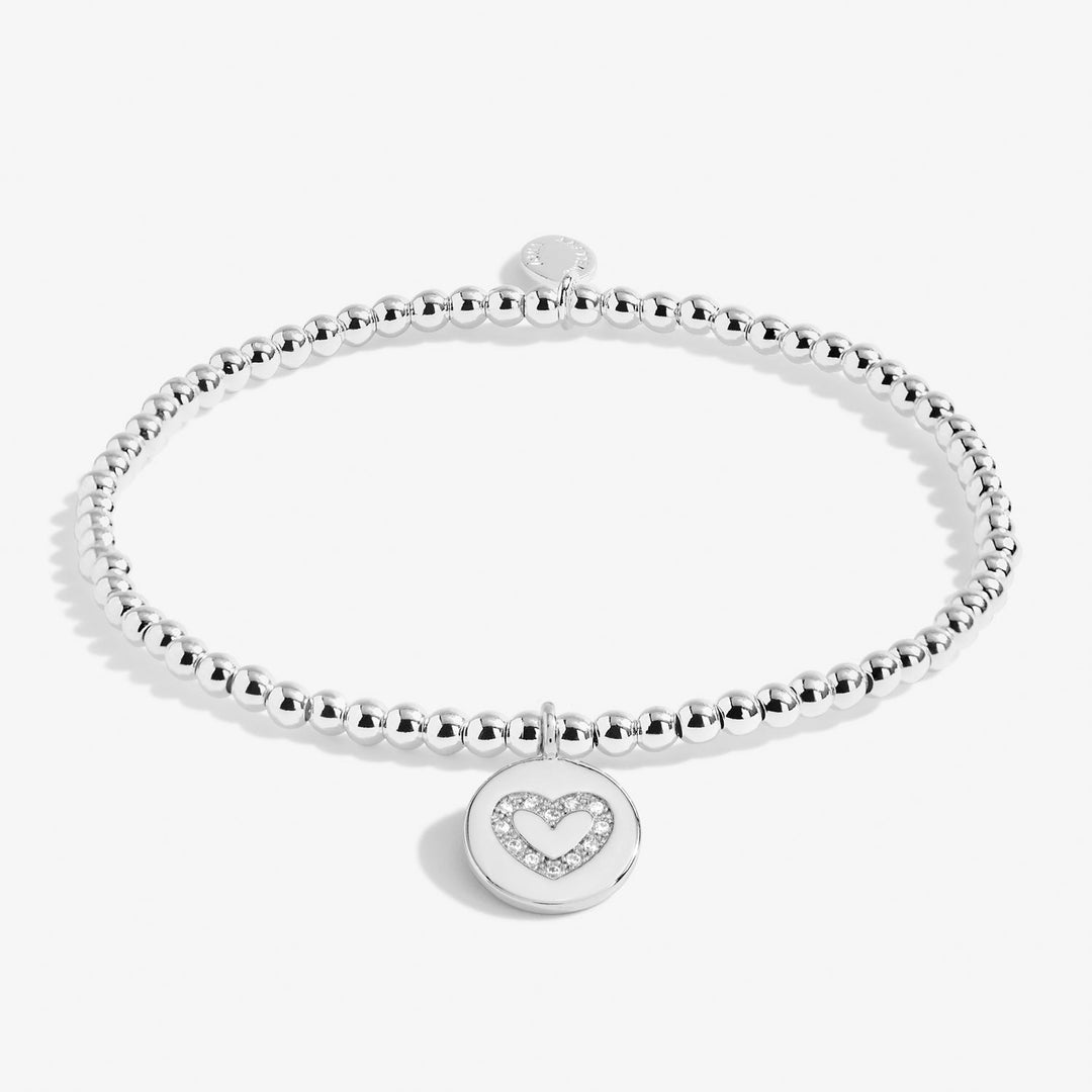 Kids Christmas A Little Happy Christmas Wonderful Daughter Silver Plated Bracelet C754Joma JewelleryC754