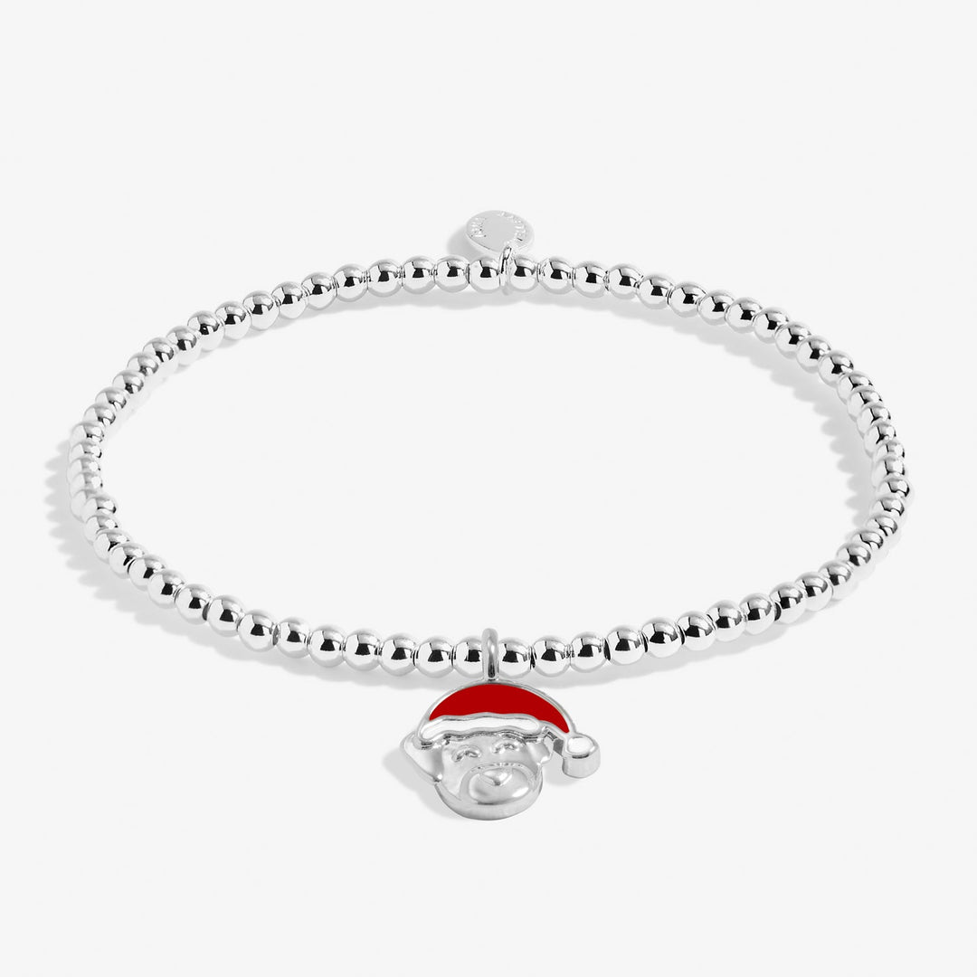 Kids Christmas A Little Santa Paws Silver Plated Bracelet C758Joma JewelleryC758