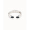 Kingdom Blue Metal Faceted Crystal BraceletUNOde50PUL2248AZUMTL0L