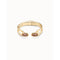 Kingdom Pink Metal Faceted Crystal BraceletUNOde50PUL2248RSAORO0M