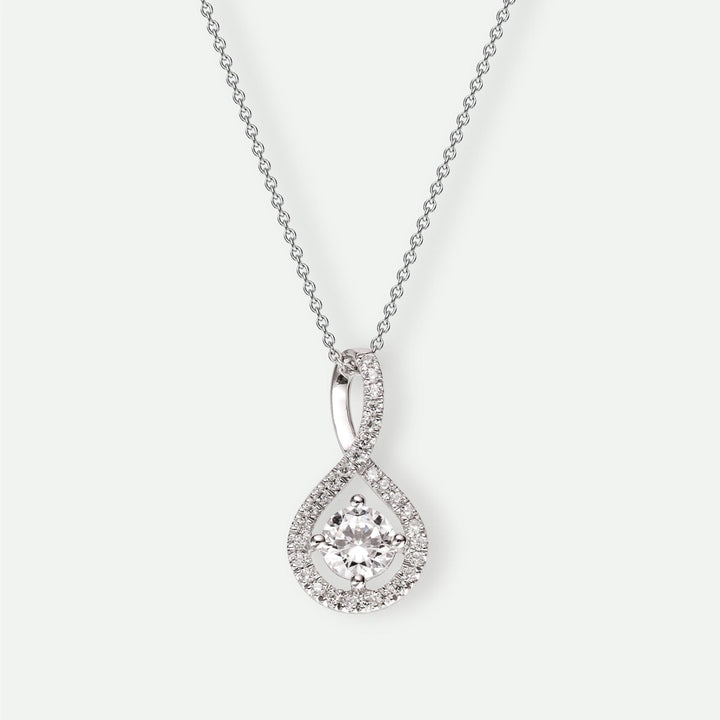 Kirsty | 9ct White Gold 0.33ct tw Lab Grown Diamond NecklaceCreated BrillianceBA0073125