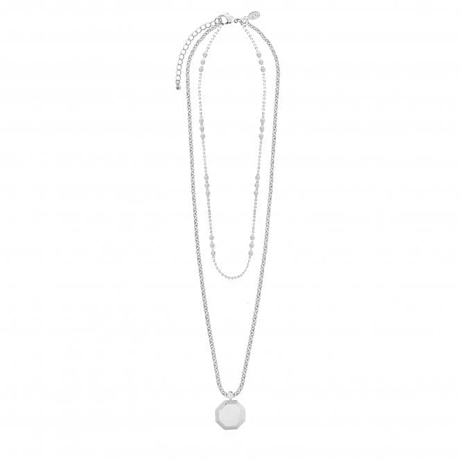 Kismet Chains Hex Silver Necklace 4814Joma Jewellery4814