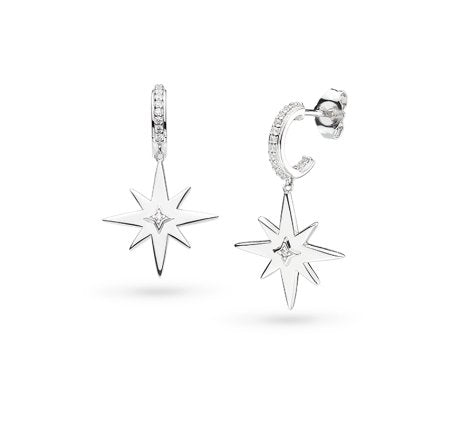 Kit Heath Céleste North Star Pave Zirconia Stud Drop Hoops 50467CZKit Heath50467CZ