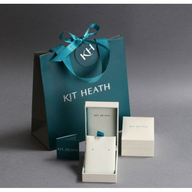 Kit Heath Desire Kiss Rhodium Plate Linking Hearts 17" Necklace 90LKKit Heath90LK028