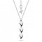 Kit Heath Desire Kiss Rhodium Plate Triple Hearts 17" Necklace 90MKKit Heath90MK028