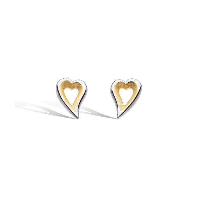 Kit Heath Desire Love Story Gold Heart Stud Earrings 40521GDSKit Heath40521GDS