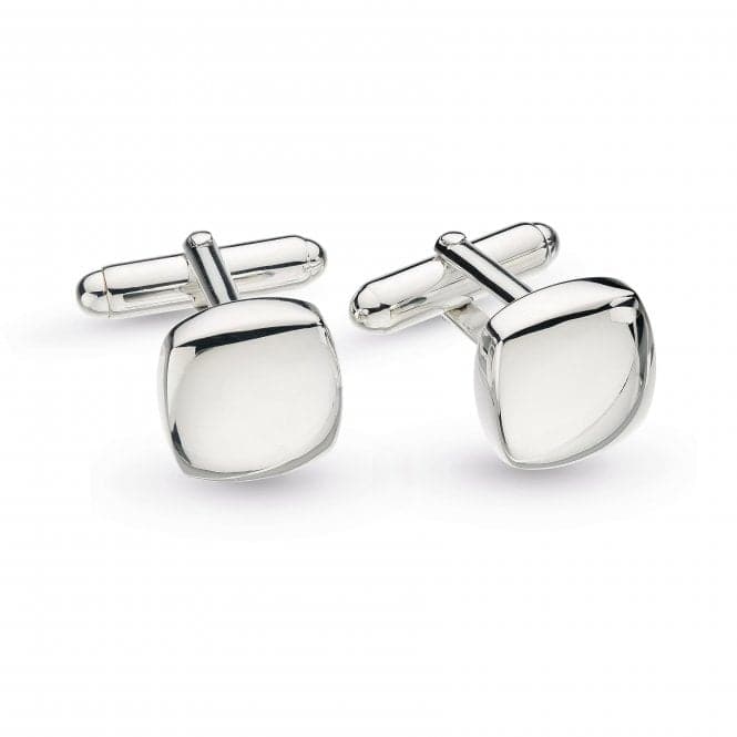 Kit Heath Domed Square Engravable Hallmarked Cufflinks 8012RPKit Heath8012RP028