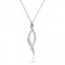 Kit Heath Entwine Twist Rhodium Plate Zirconia 20" Necklace 90225CZKit Heath90225CZ028