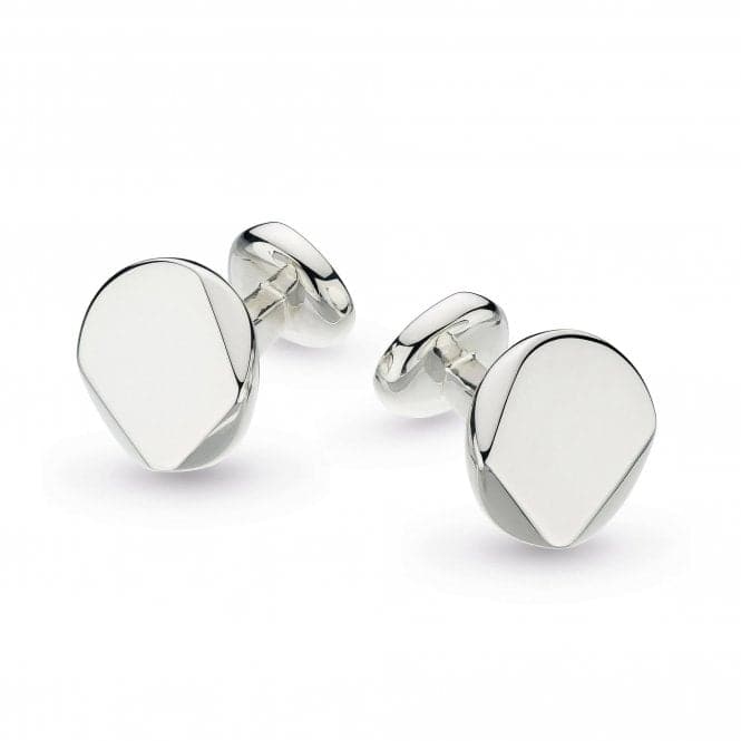 Kit Heath Facet Round Engravable Hallmarked Cufflinks 8109RPKit Heath8109RP028