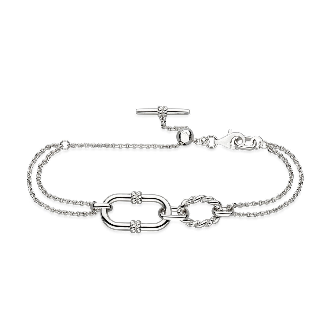 Kit Heath Marina Rope Link Duo Grande Twin Chain 7? Slider Bracelet 71097RPKit Heath71097RP