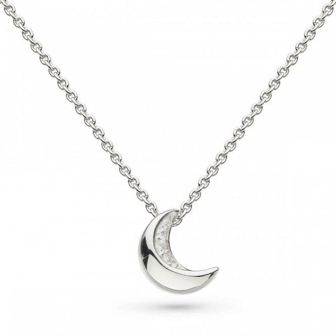 Kit Heath Miniature Sparkle Zirconia Mini Moon 17 Necklace 90035CZ027Kit Heath90035CZ027