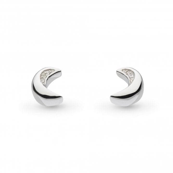 Kit Heath Miniature Sparkle Zirconia Mini Moon Earrings 40035CZKit Heath40035CZ027