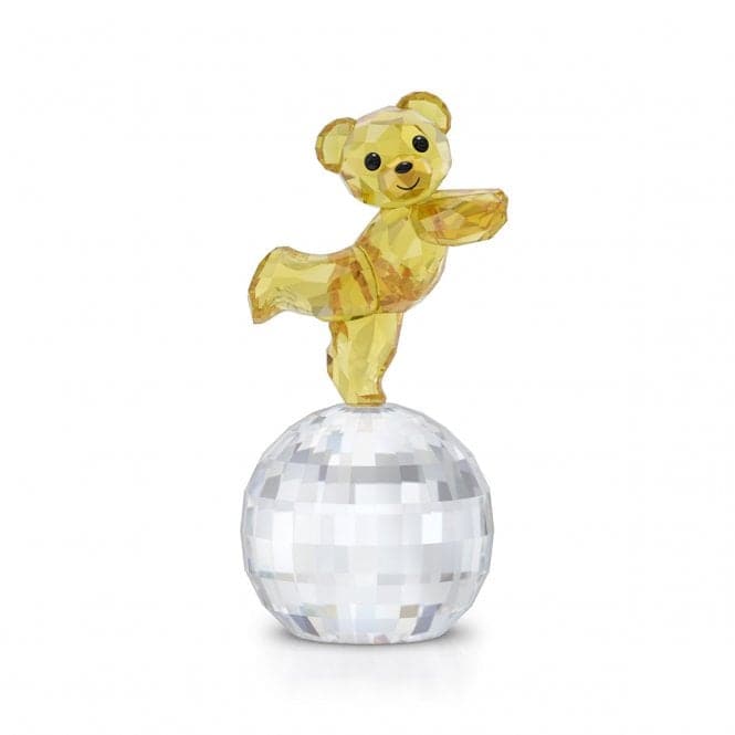 Kris Bear: Ready To Disco Yellow Crystal Sculpture 5639875Swarovski5639875