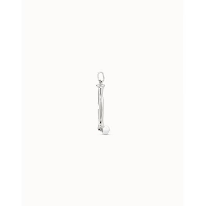 Gimme A Letter L Large Silver Metal Charm CHA0012MTL0000U