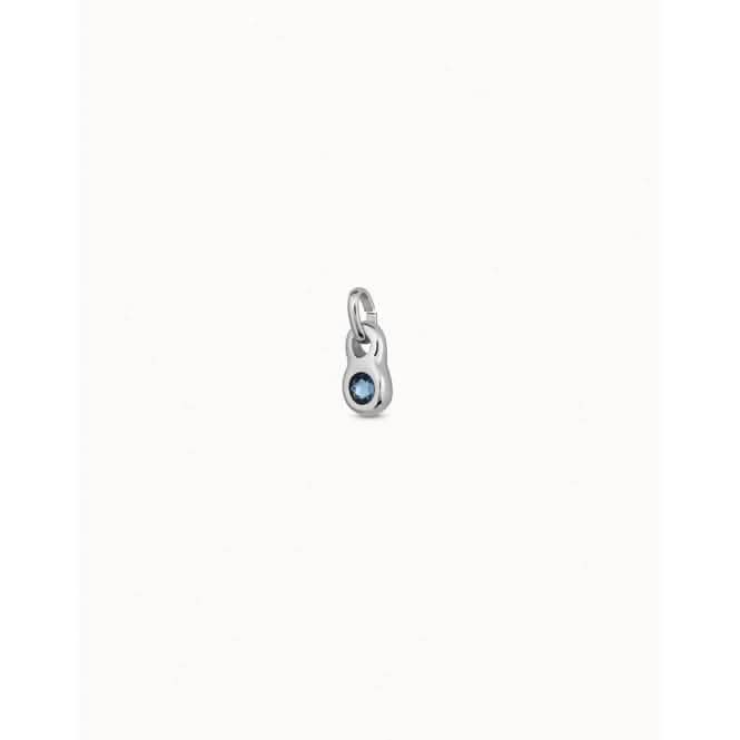 La Vie En Bleu Blue Faceted Crystal CharmUNOde50CHA0180MTLAZU0U