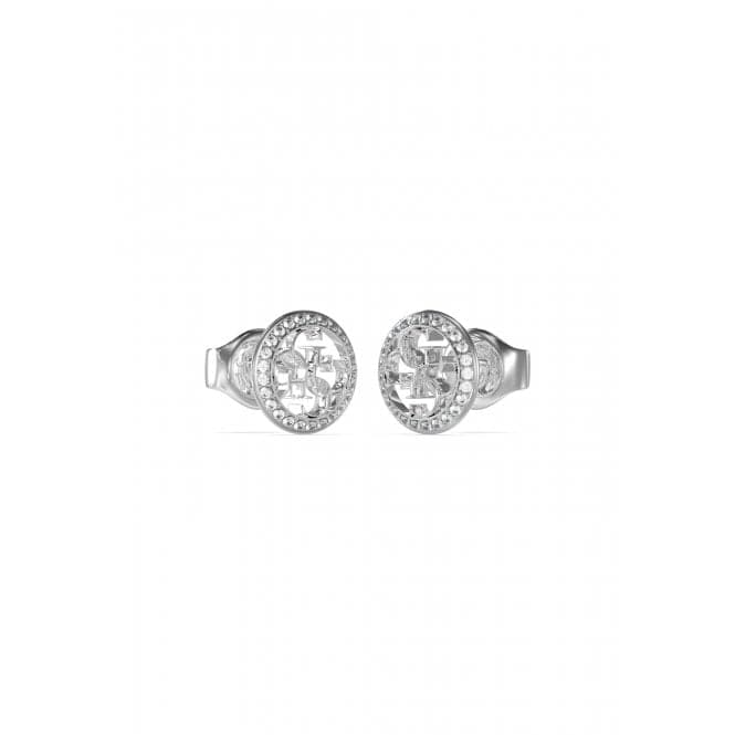 Ladies 11mm Rhodium Plated 4G Logo Stud Earrings UBE02136RHGuess JewelleryUBE02136RH