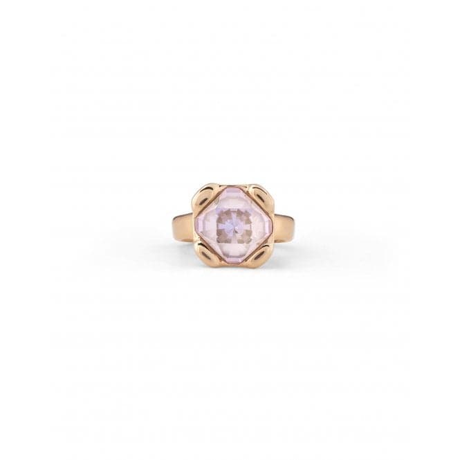 Ladies 18K Gold Plated Rock N´ Pink Faceted Crystal Ring ANI0789RSAOROUNOde50ANI0789RSAORO21