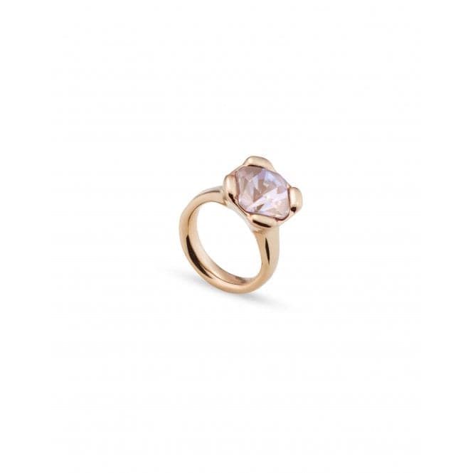 Ladies 18K Gold Plated Rock N´ Pink Faceted Crystal Ring ANI0789RSAOROUNOde50ANI0789RSAORO21