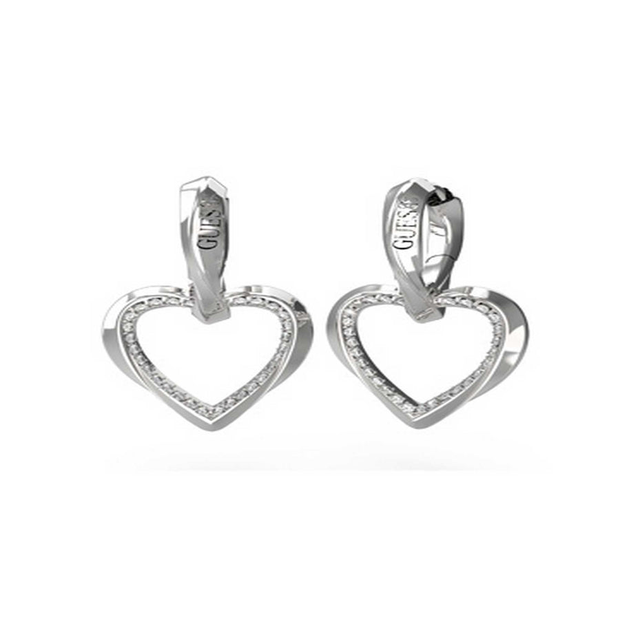 Ladies 25mm Mon Amour Two Hearts Earrings UBE04617RHGuess JewelleryUBE04617RH