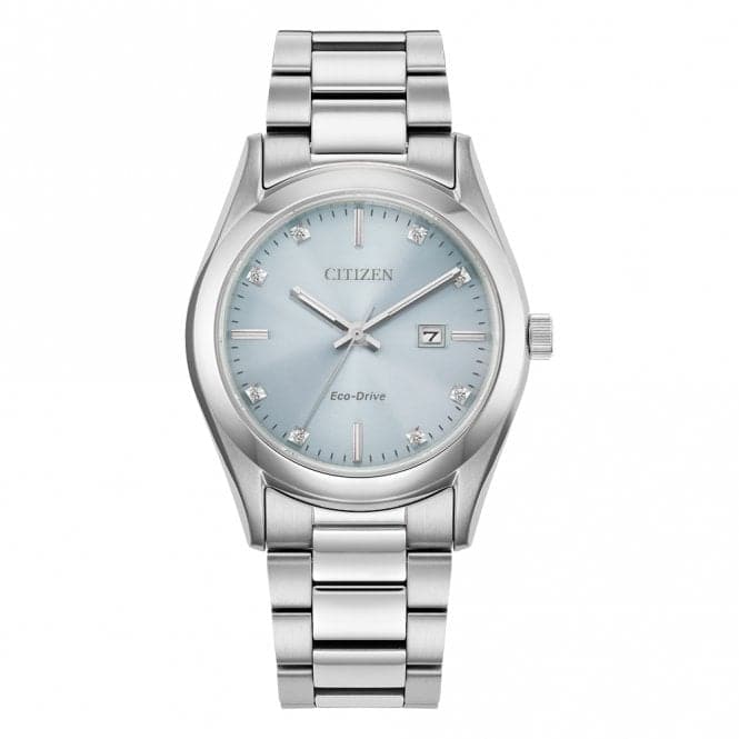 Ladies Analogue Diamond Silver Tone Watch EW2700 - 54LCitizenEW2700 - 54L