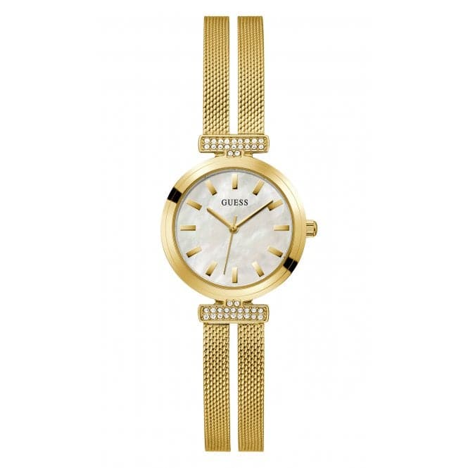 Ladies Array Stainless Steel Mesh Gold Tone Watch GW0471L2Guess WatchesGW0471L2