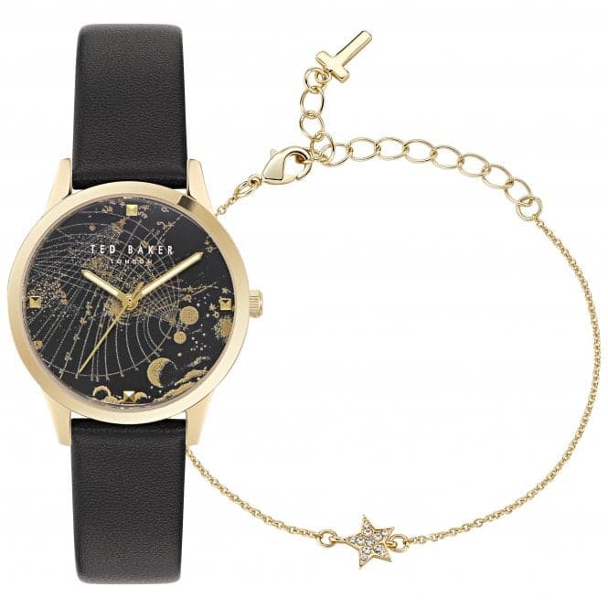 Ladies Black Leather Watch BKGFW2302Ted Baker WatchesBKGFW2302