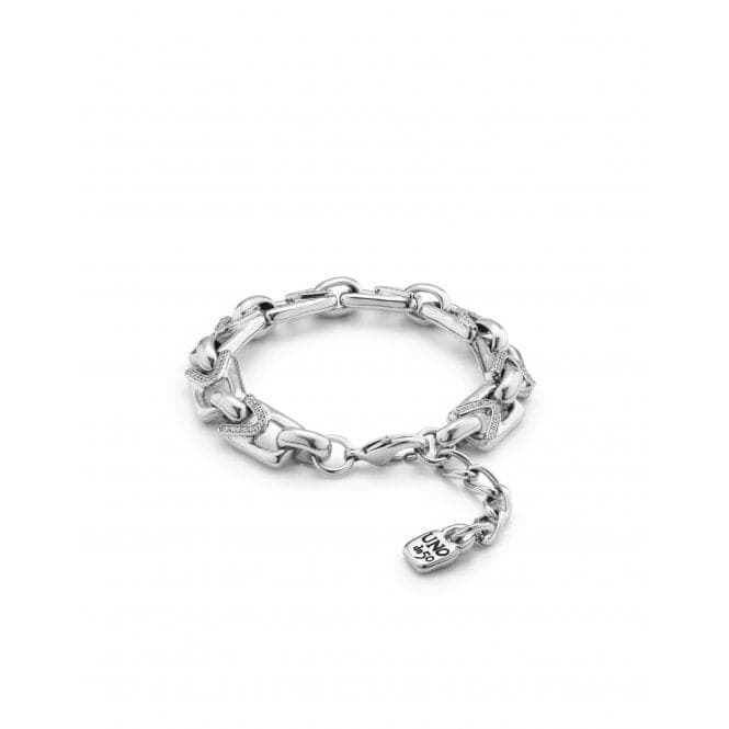 Ladies Brave Silver Medium Unstoppable Topaz Bracelet PUL2391BLNMTL0MUNOde50PUL2391BLNMTL0M