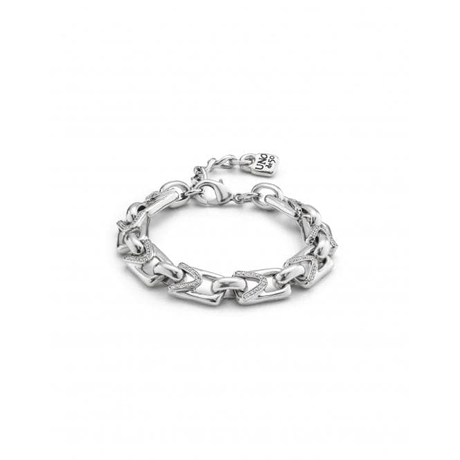 Ladies Brave Silver Medium Unstoppable Topaz Bracelet PUL2391BLNMTL0MUNOde50PUL2391BLNMTL0M