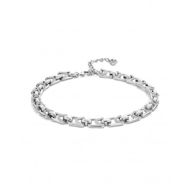 Ladies Brave Silver Unstoppable Topaz Necklace COL1869BLNMTL0UUNOde50COL1869BLNMTL0U