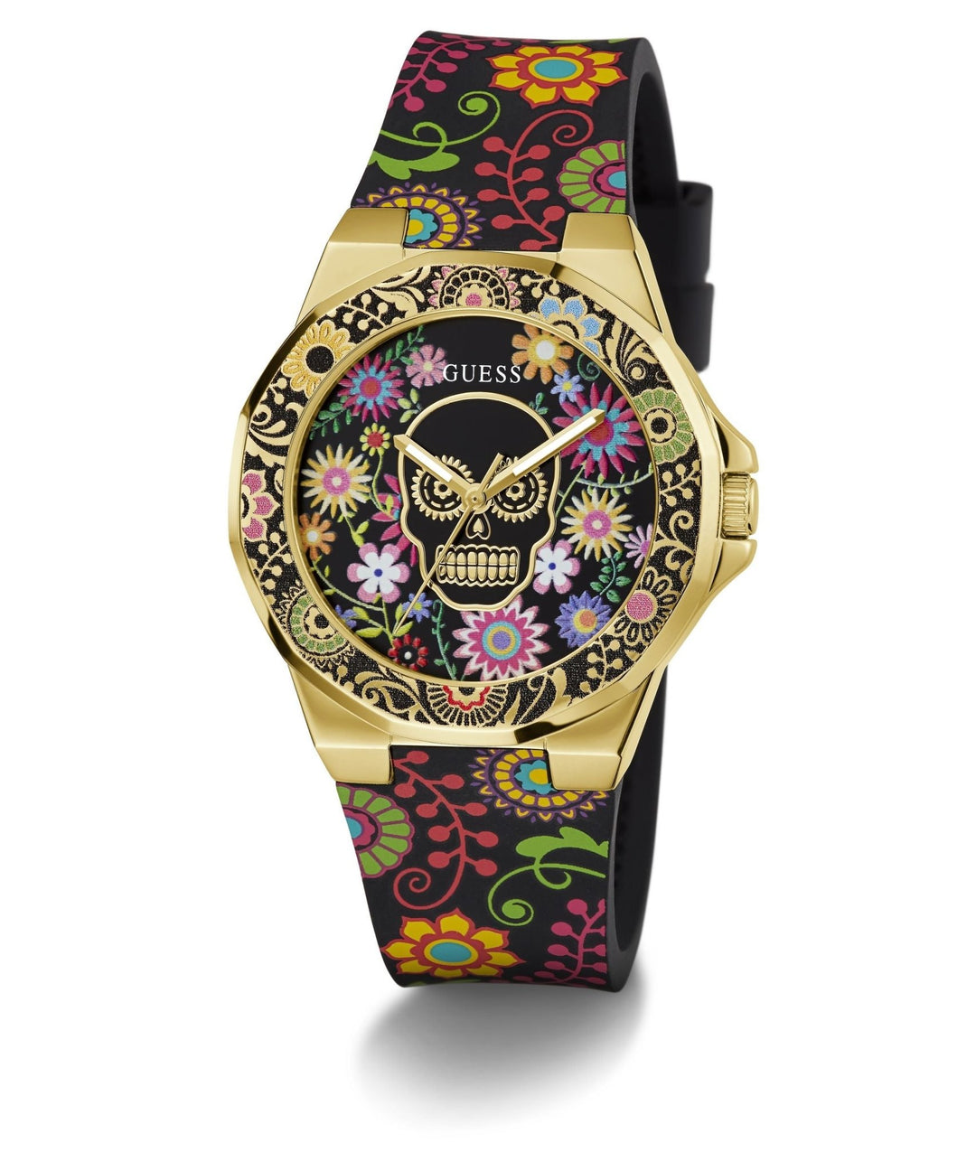 Ladies Calaverta Gold Tone Silicone Watch GW0754L1Guess WatchesGW0754L1