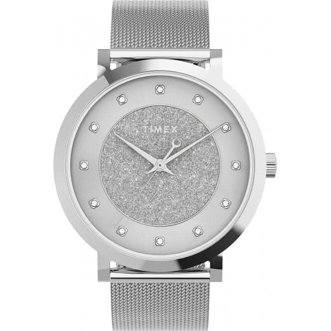 Ladies Celestial Opulence Silver Watch TW2U67000Timex WatchesTW2U67000D7PF