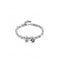 Ladies Charismatic Blue Silver Faceted Crystal Medium Attractive Bracelet PUL2376AZUMTL0MUNOde50PUL2376AZUMTL0M