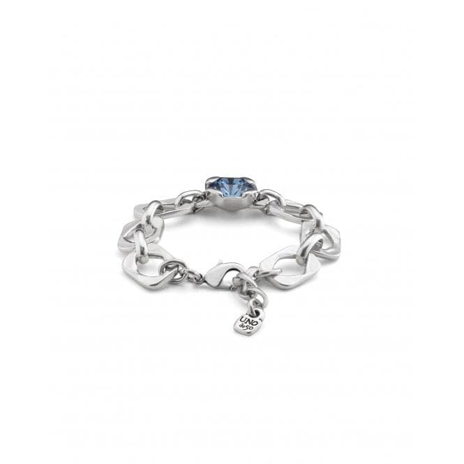 Ladies Charismatic Blue Silver Faceted Crystal Medium Marvelous Bracelet PUL2371AZUMTL0MUNOde50PUL2371AZUMTL0M