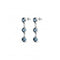 Ladies Charismatic Silver Sublime Blue Faceted Crystal Earrings PEN0912AZUMTL0UUNOde50PEN0912AZUMTL0U