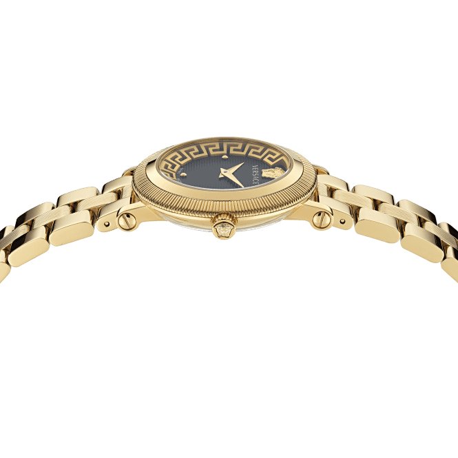 Ladies Coin Edge Gold - Tone Watch VE7F00623Versace WatchesVE7F00623